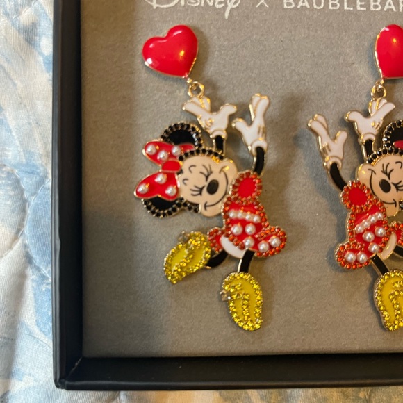 Disney Jewelry Disney Baublebar Minnie Mouse Earrings Moveable